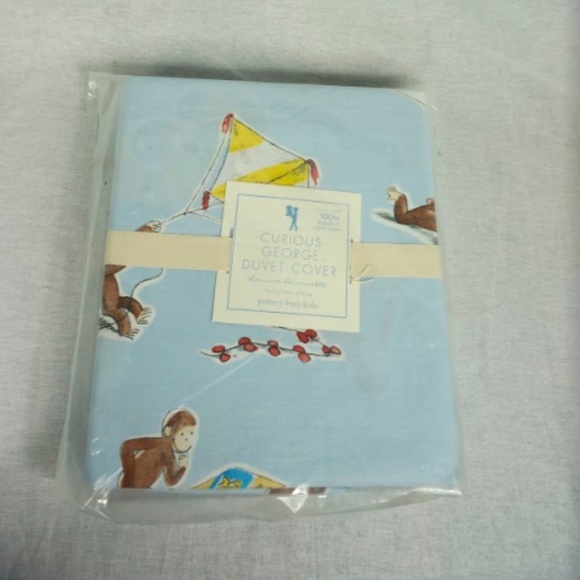Pottery Barn Kids Bedding Curious George Duvet Cover Poshmark